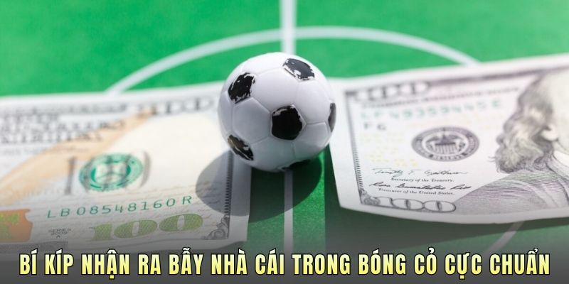 Bí kíp nhận ra bẫy nhà cái trong bóng cỏ cực chuẩn