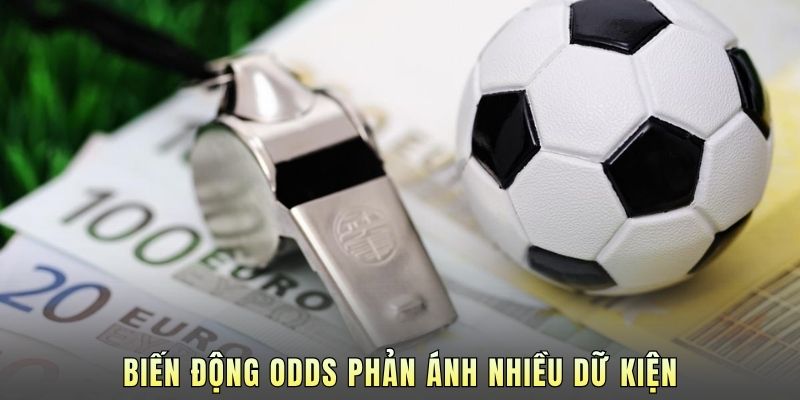Biến động Odds phản ánh nhiều dữ kiện vô cùng quan trọng