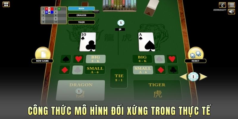 Công thức mô hình đối xứng trong thực tế